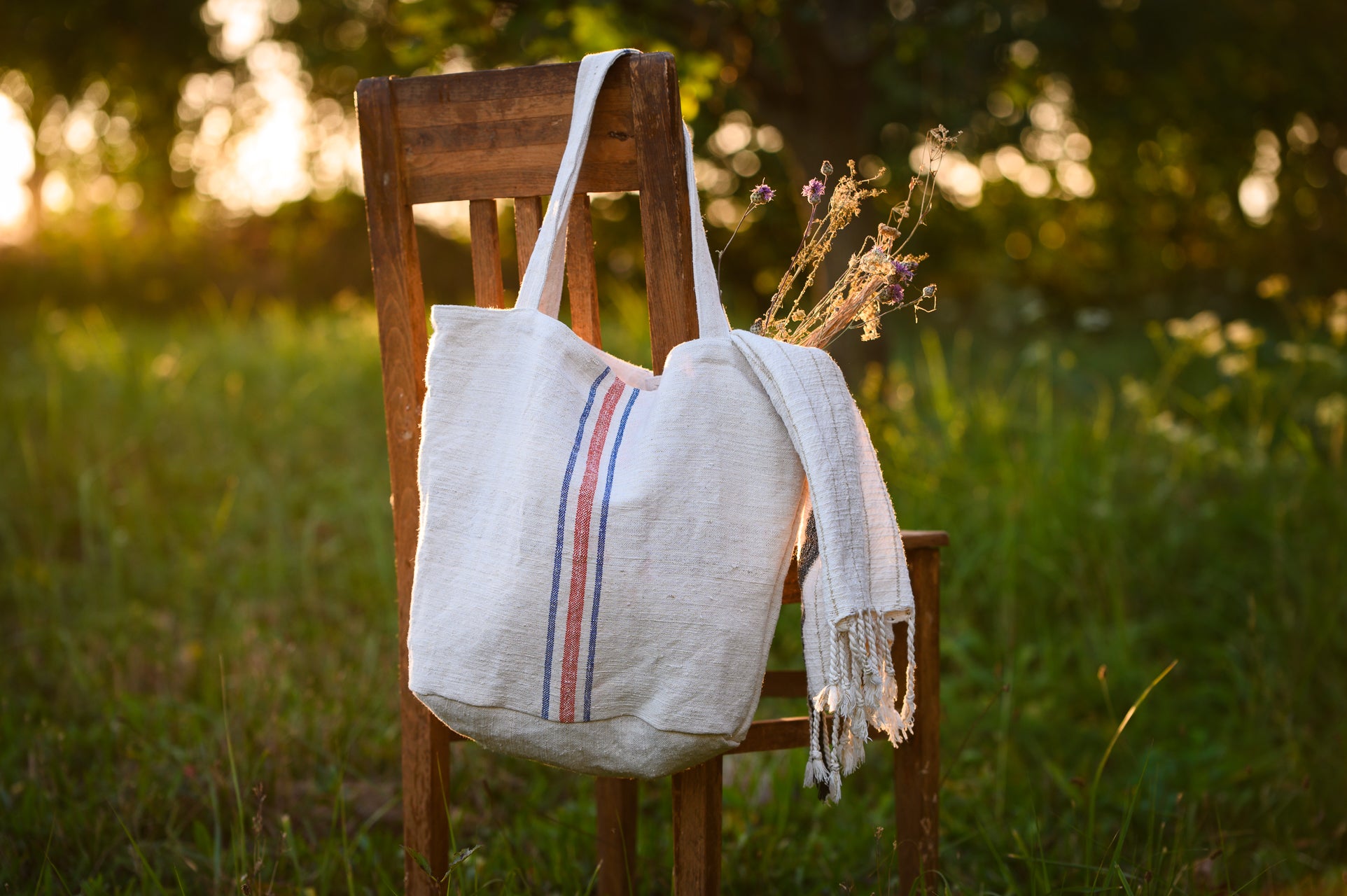 Bag: Antique grainsack bag from Hungary - BG259