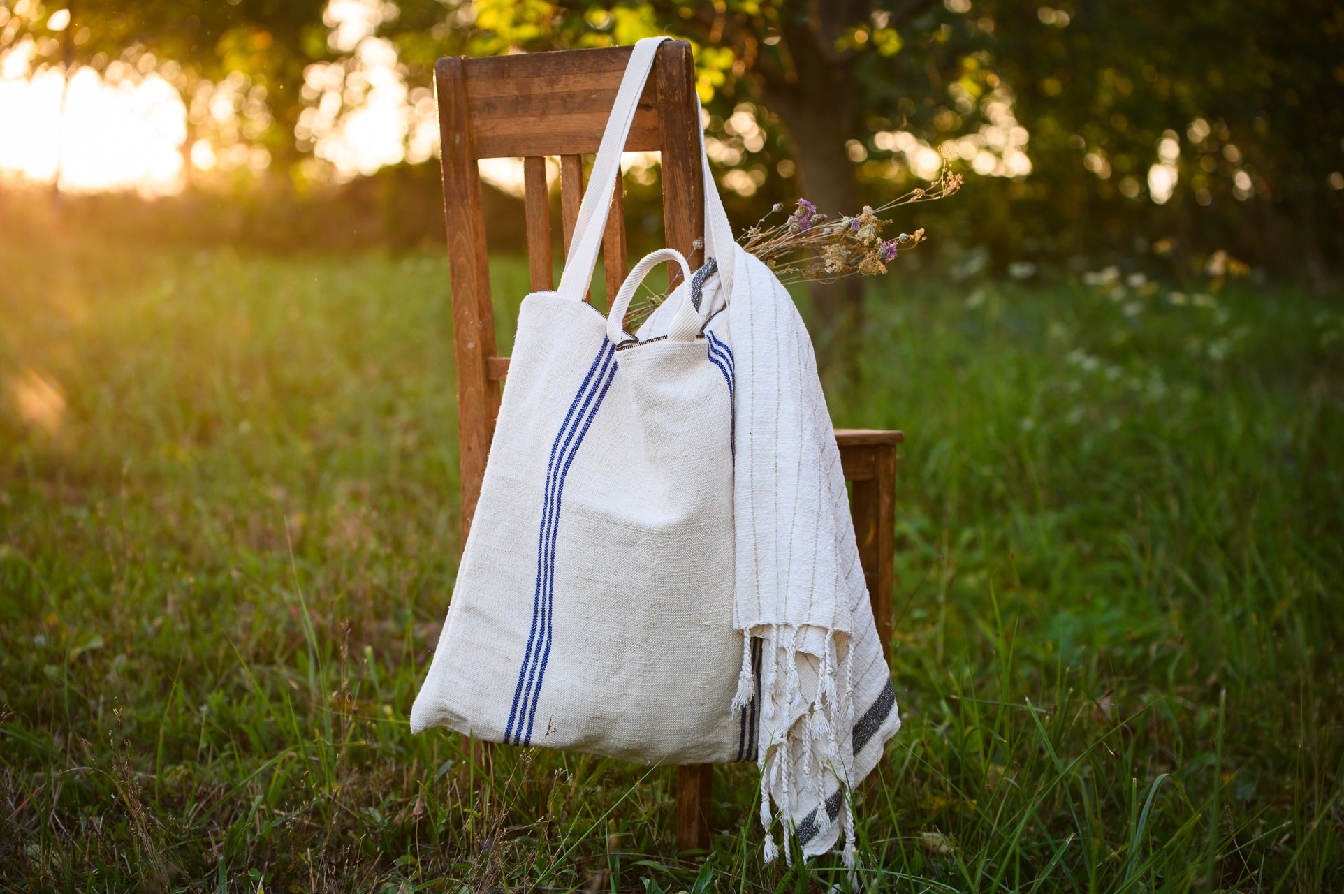 Bag: Antique grainsack bag from Hungary - BG257