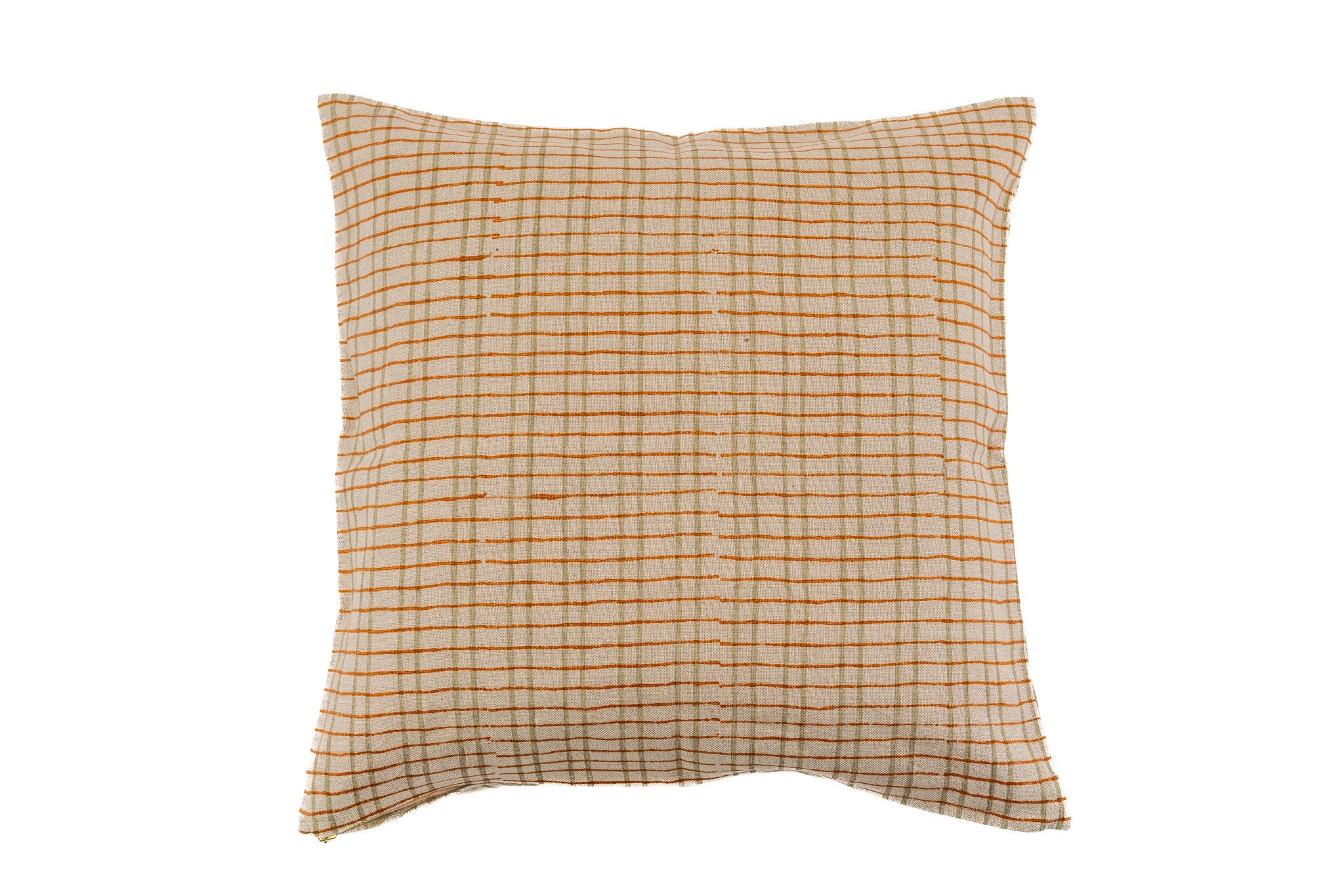 Pillow: Hand printed linen - P421