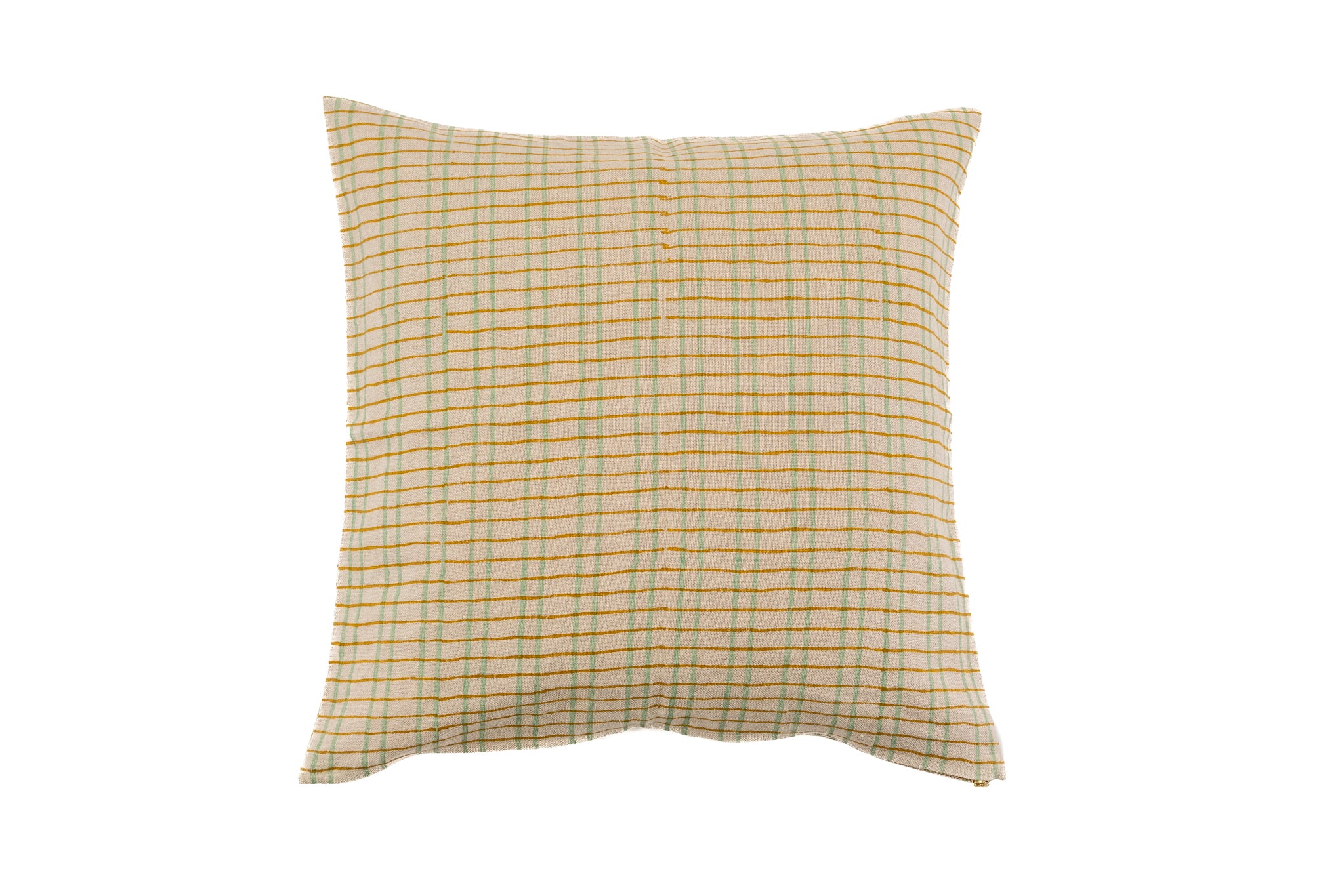 Pillow: Hand printed linen - P441