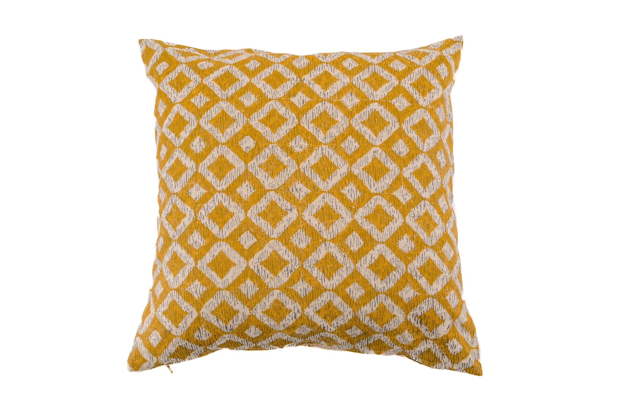 Pillow: Hand printed linen - P435