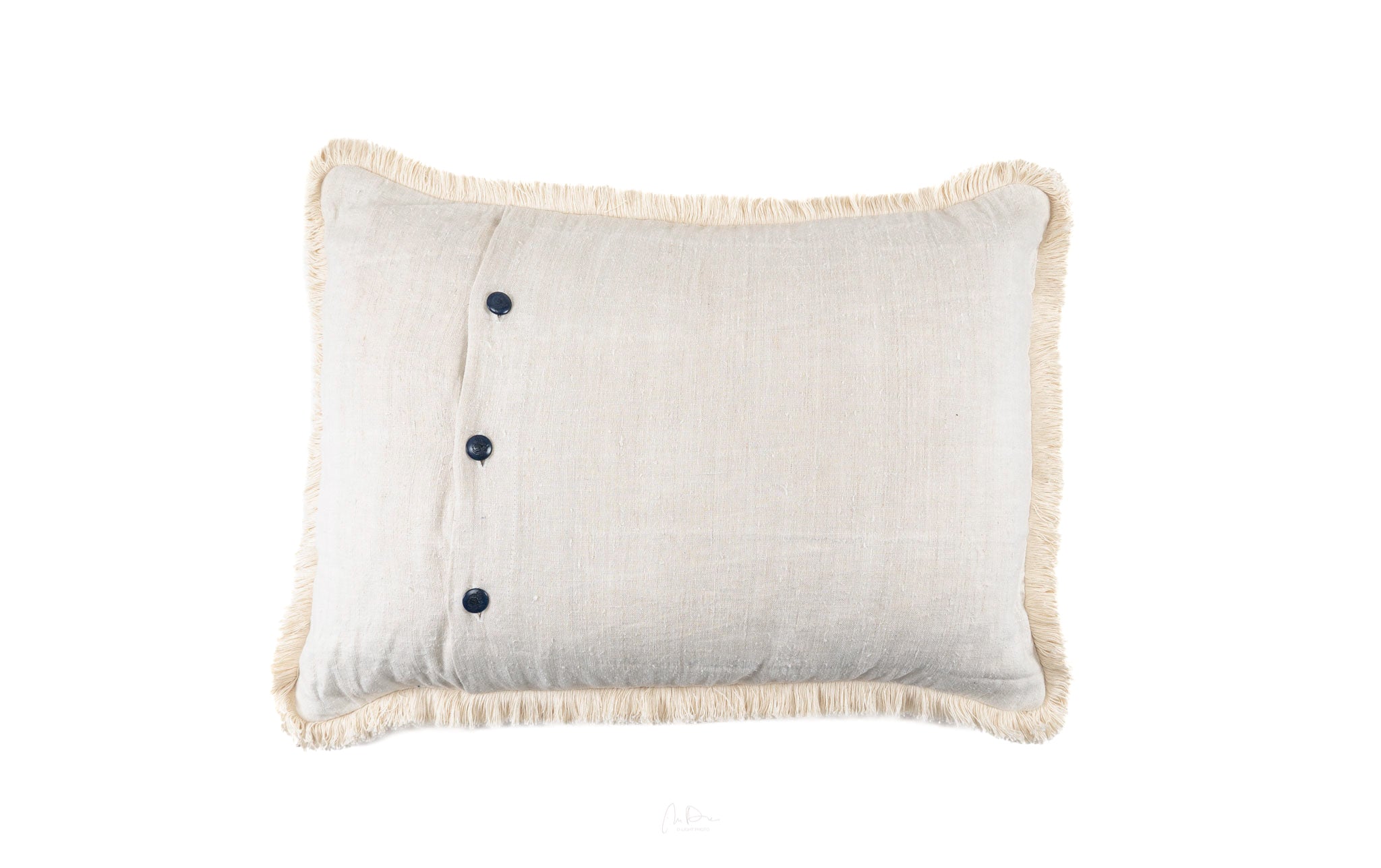 Pillow: Handwoven antique Hungarian hemp - P190