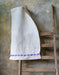 Towel: Handwoven antique Hungarian cotton and hemp - T67
