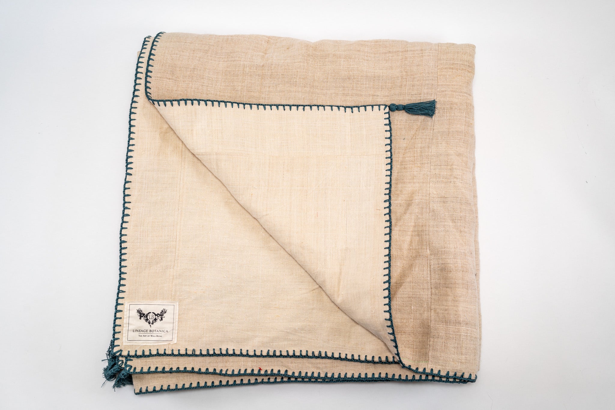 Table Cloth: Antique handwoven Hungarian hemp - TW59