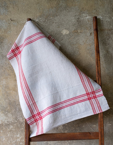 Towel: Handwoven antique Hungarian hemp - T121