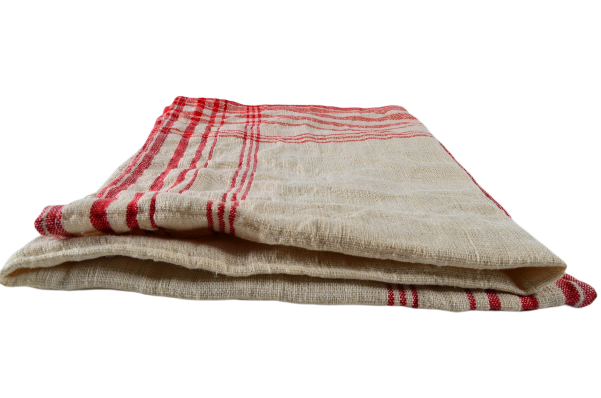 Towel: Handwoven antique Hungarian hemp - T159