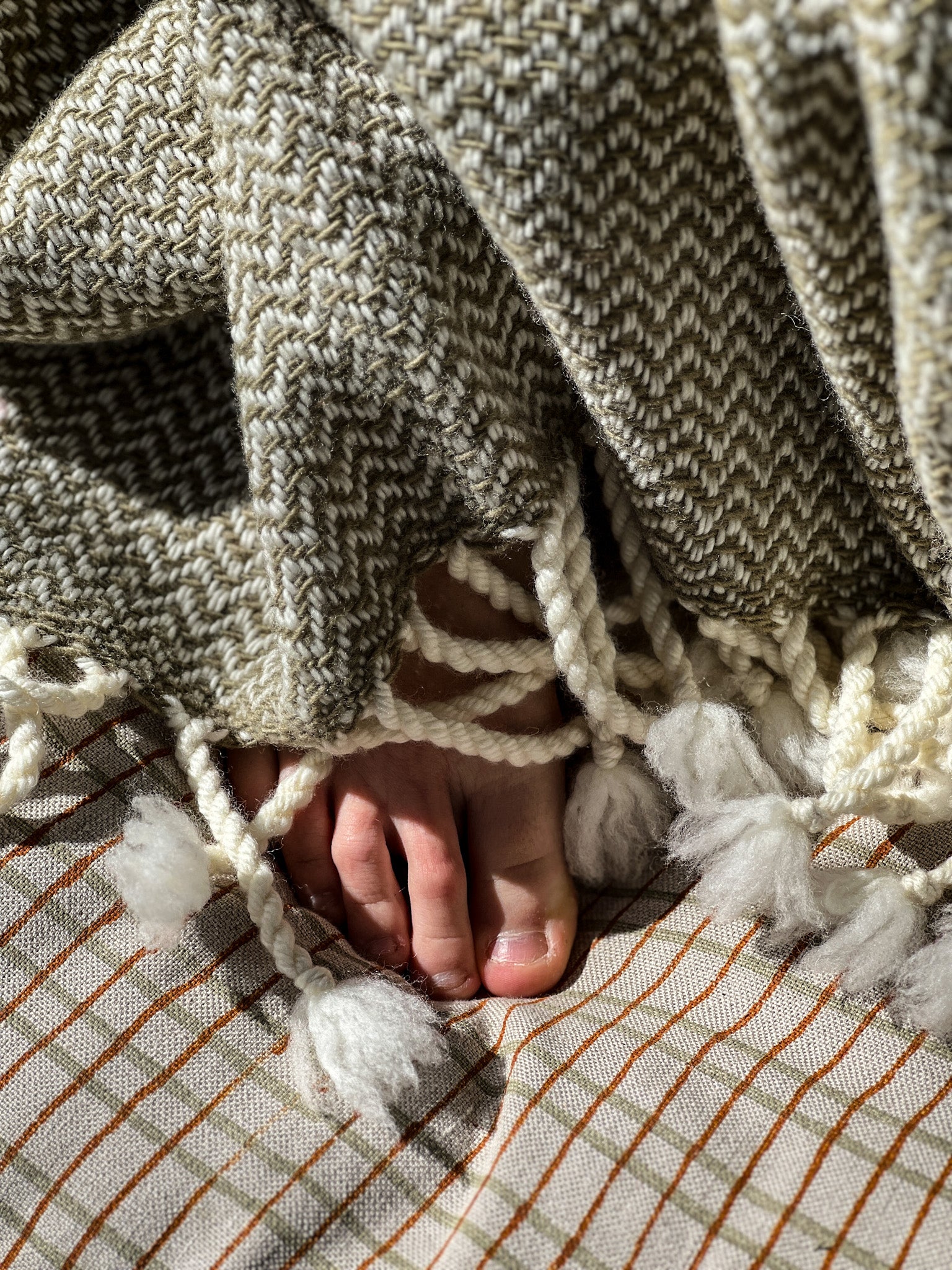 Blanket:  Merino wool, woven in Bulgaria - BL118